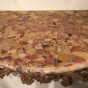Console dapplique en bois de tilleul doré, Provence époque Louis XV Consoles