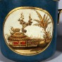 Rare paire de seaux à bouteilles en vernis martin bleu, Paris vers 1770. Divers